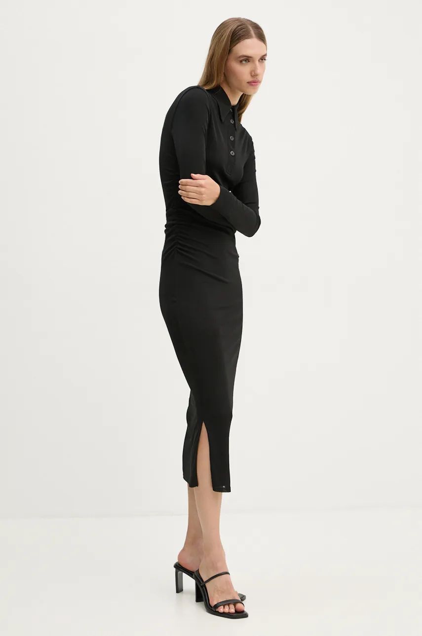 Šaty Nanushka Verity Midi Dress Čierna | NW24CRDR00399, 1