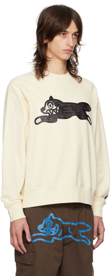 Sveter BBC IceCream ICECREAM Woodgrain Running Dog Sweatshirt Béžová | IC24327, 1