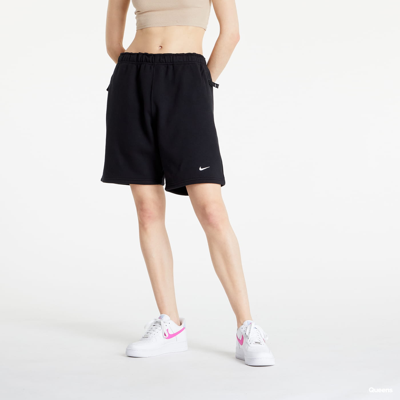 Šortky Nike Solo Swoosh Fleece Shorts Čierna | DV3055-010, 0