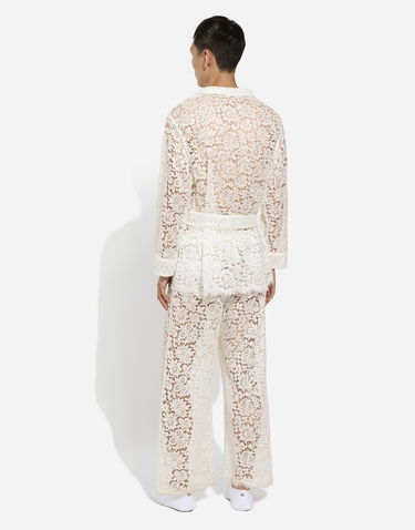 Bunda Dolce & Gabbana Lace Robe Biela | G2TT0TFLM55W0111, 2