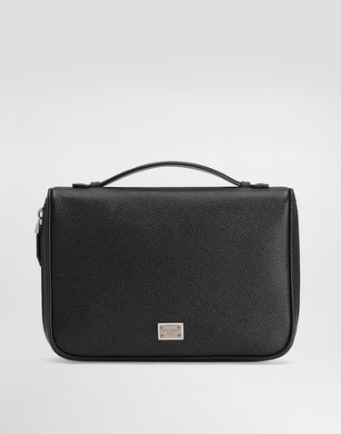 Cestovná taška Dolce & Gabbana Dolce & Gabbana Sicily Alpine Calfskin Necessaire Čierna | BP3412BG66280999, 0