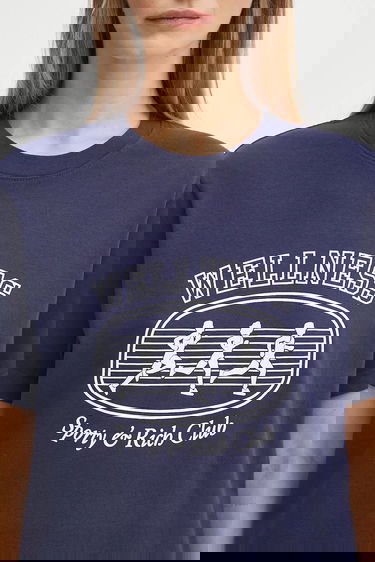 Tričko Sporty & Rich Sporty & Rich Wellness T-Shirt Navy | TO043620126BL106, 7