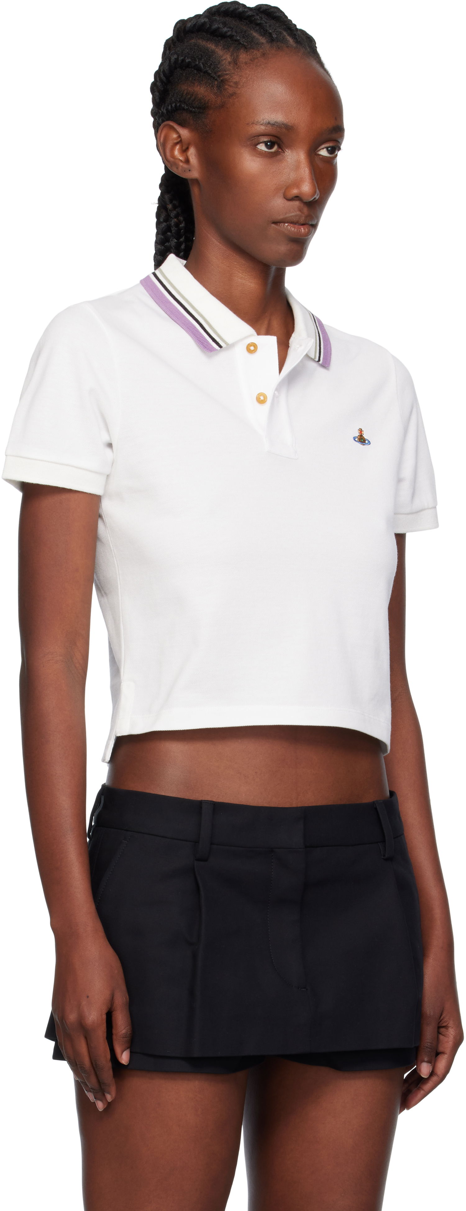 Polo tričko Vivienne Westwood Vivienne Westwood Mini Classic Polo Biela | 1H010003-J0009-, 1
