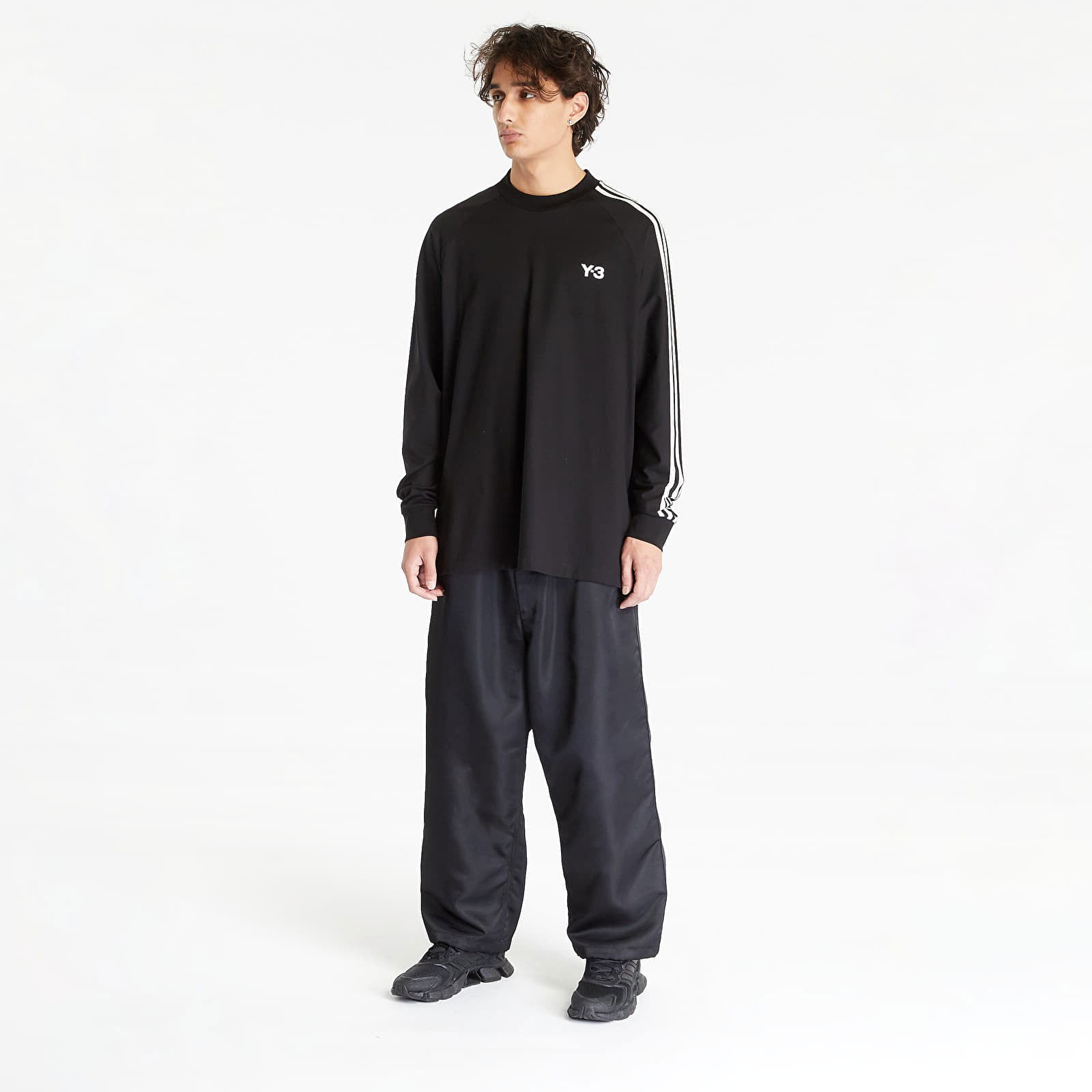 3 Stripe Long Sleeve Tee