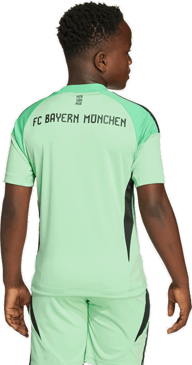 Dres adidas Performance FC Bayern 25/26 Kids' Goalkeeper Kit Zelené | JN8507, 3