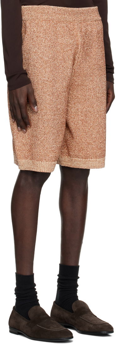 Šortky Dries Van Noten Dries Van Noten Metallic Knit Shorts Metalická | 251-021205-1710, 4
