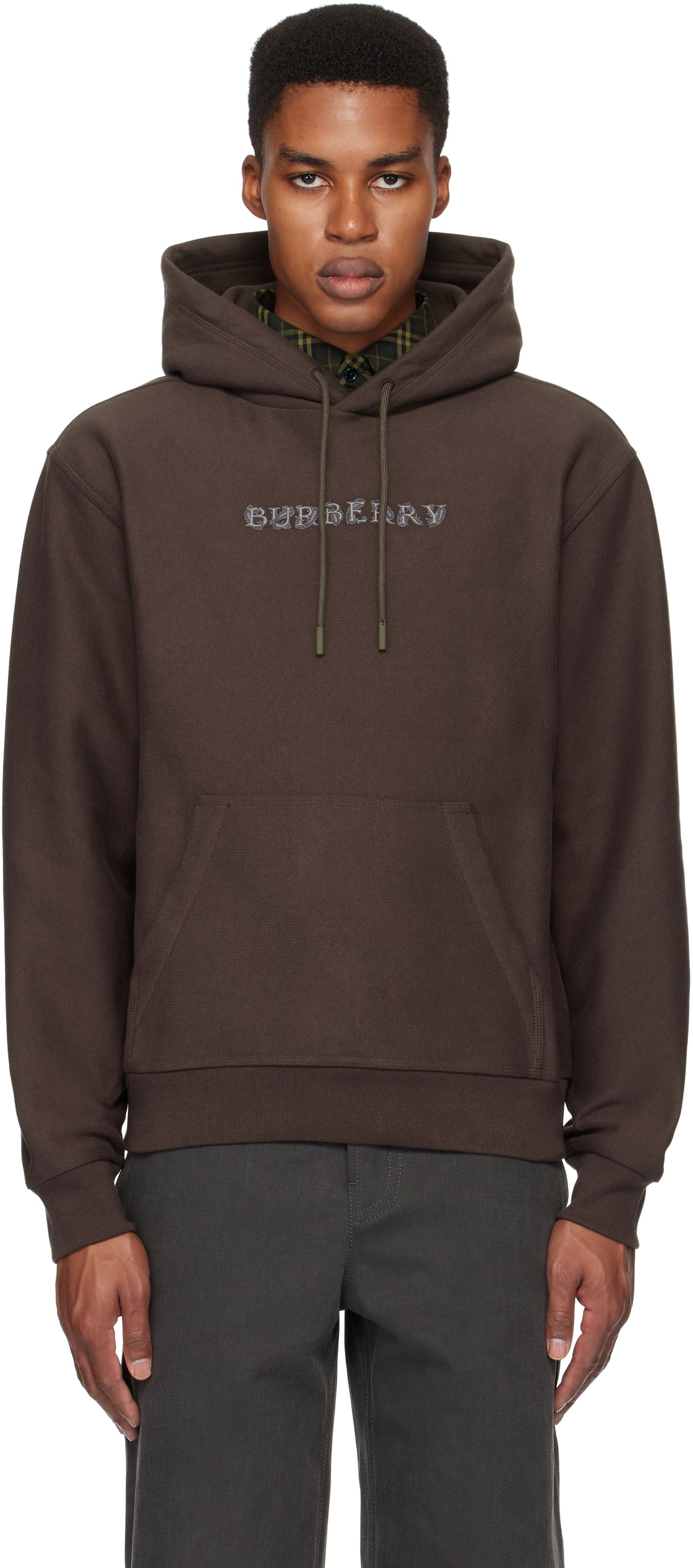 Mikina Burberry Paisley Logo Cotton Hoodie Hnedá | 8099547, 0