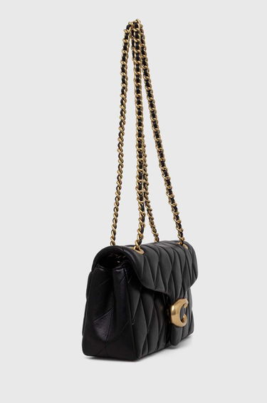 Taška cez rameno Coach Tabby Leather Shoulder Bag Čierna | CP150, 1
