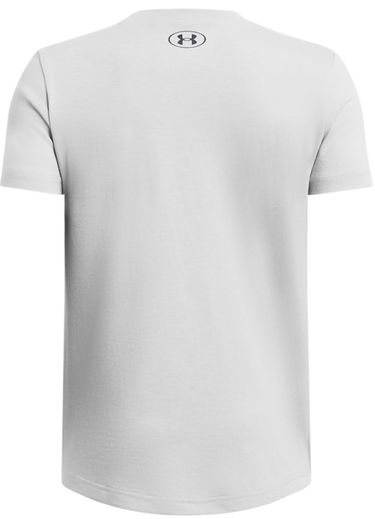Tričko Under Armour UA B SPORTSTYLE LEFT CHEST SS-GRY Šedá | 1363280-011, 1
