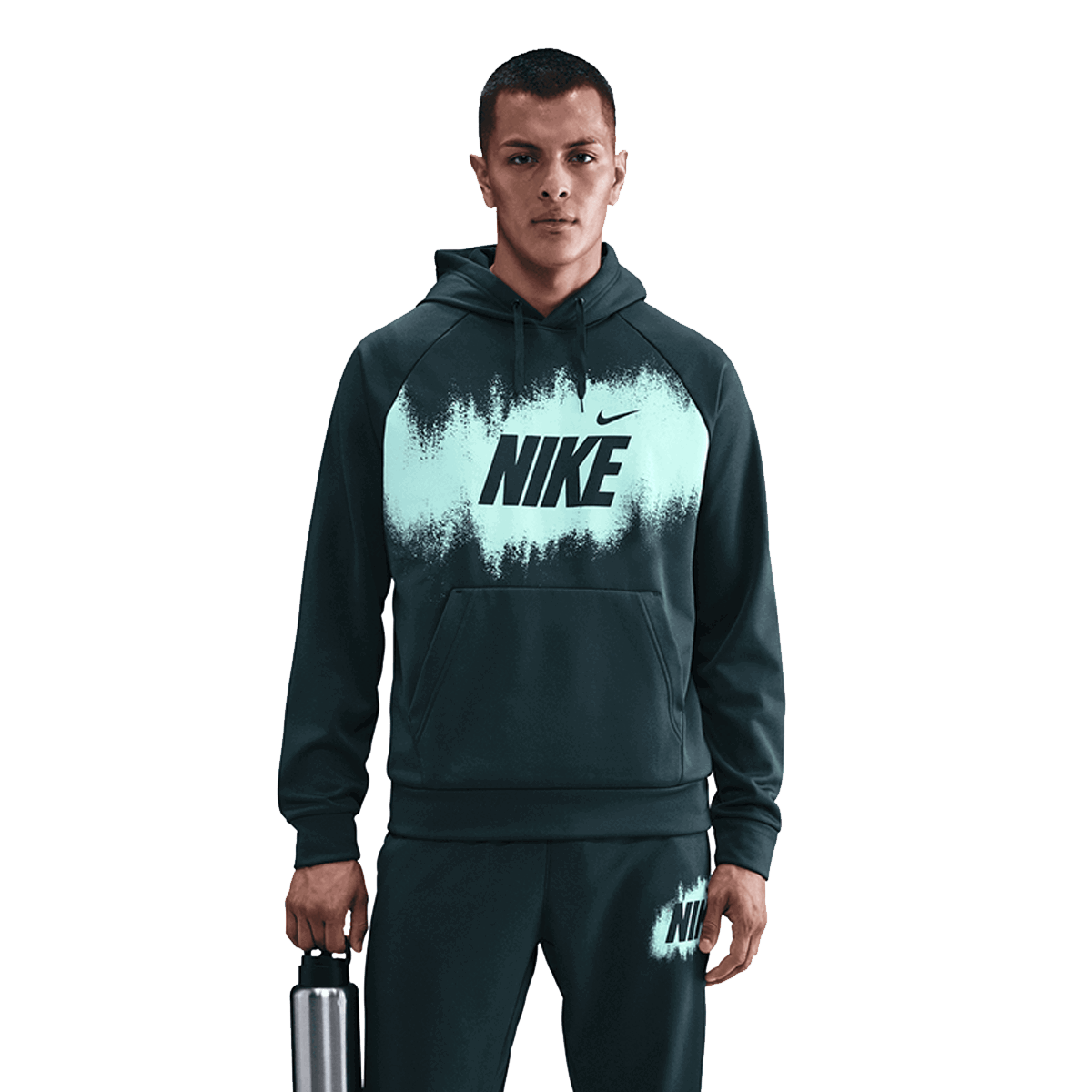 Mikina Nike Men's Fleece Pullover Hoodie Zelené | HV4062-390, 0