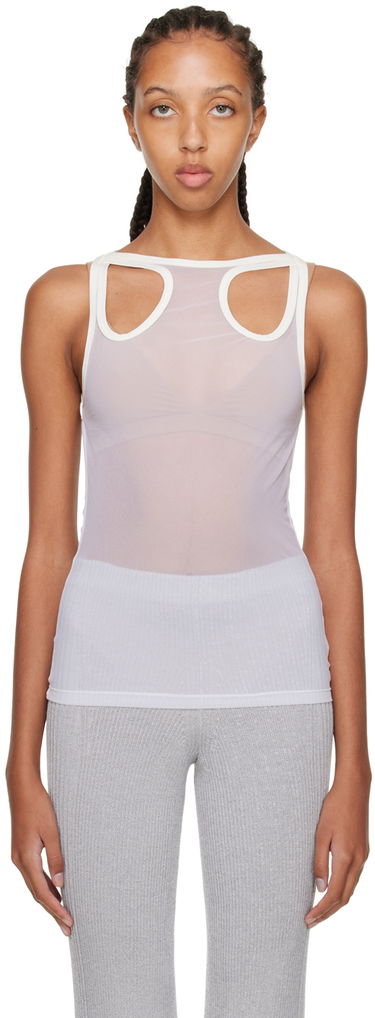 Tielko Dion Lee Shift Loop Tank Top Biela | C3084F22, 0