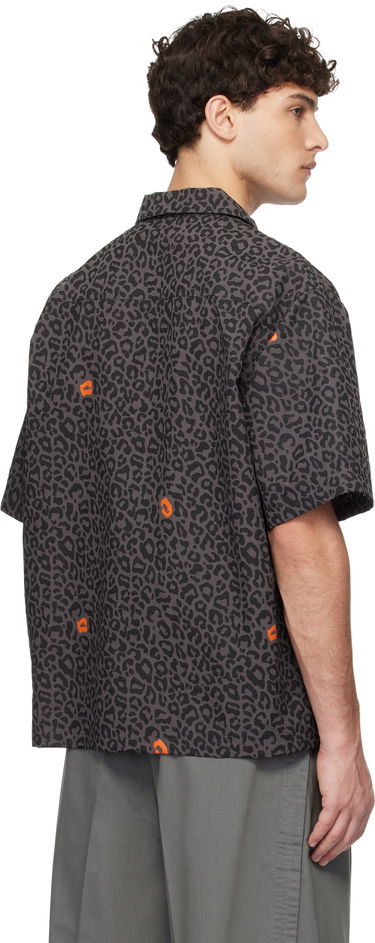 Košeľa UNDERCOVER UNDERCOVER Leopard Print Shirt Šedá | UP1E4409-1, 2