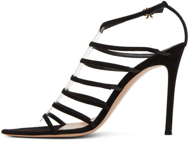 Starostlivosť o obuv Gianvito Rossi Gianvito Rossi Suede Heeled Sandals Čierna | G61672.15RIC.CGS, 2