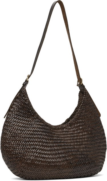 Taška cez rameno Dragon Diffusion Dragon Diffusion Luna Piena Woven Shoulder Bag Čierna | 8022, 4