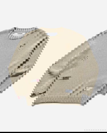 Sveter Neighborhood Savage Crewneck Sweater Béžová | 251FUNH-KNM03 IV, 0