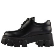 Monolith Brushed Leather Lace-Up Shoes