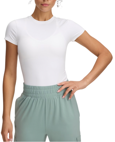 Tričko Under Armour Meridian Core Fitted Short Sleeve Top Biela | 6000341-100, 0
