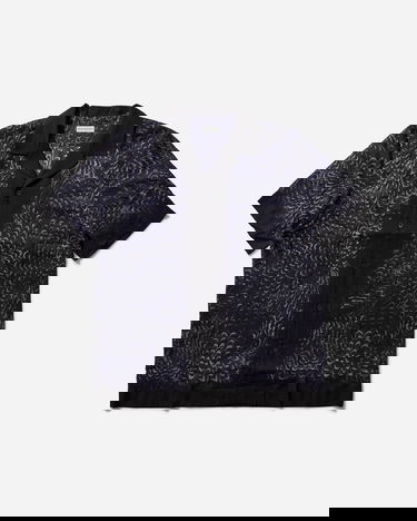 Košeľa Dries Van Noten Printed Short Sleeve Shirt Čierna | 251-020742-1162 509, 0