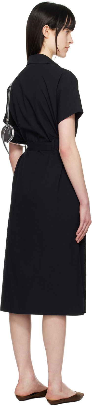 Šaty A.P.C. A.P.C. New Drew Midi Shirt Dress Čierna | COGXU-F05959, 2