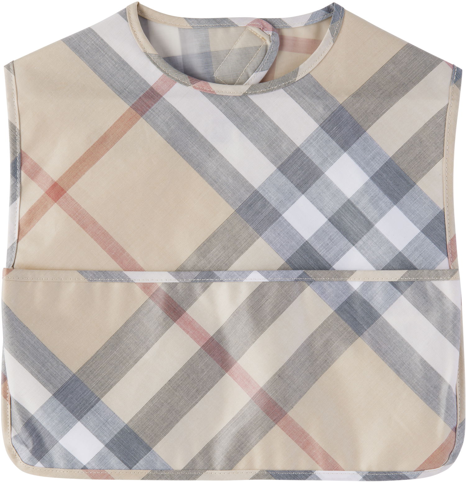 Tielko Burberry Burberry Check Cotton Bib Béžová | 8089789, 0