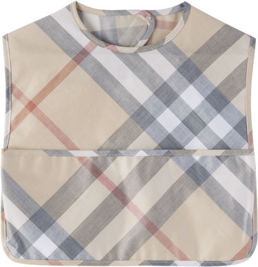 Tielko Burberry Burberry Check Cotton Bib Béžová | 8089789, 0