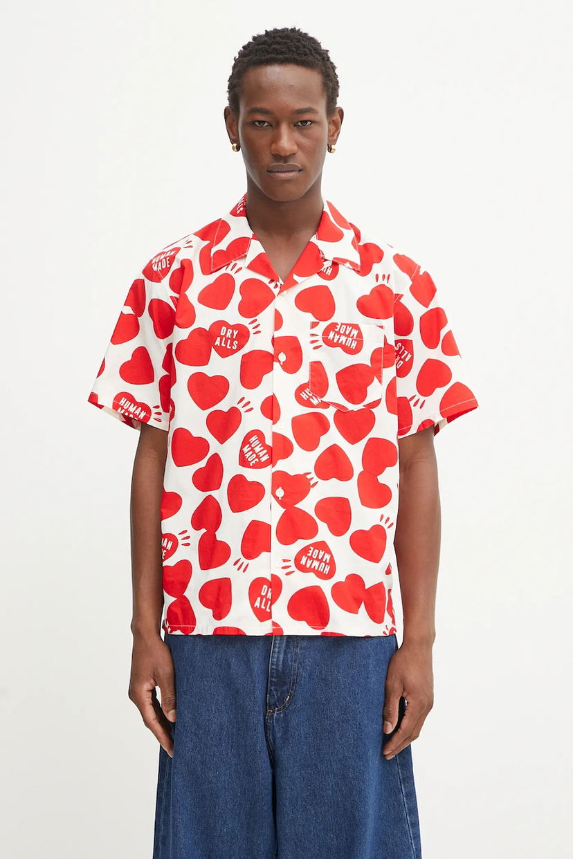 Košeľa Human Made Human Made Woven Shirt Biela | HM29SH026