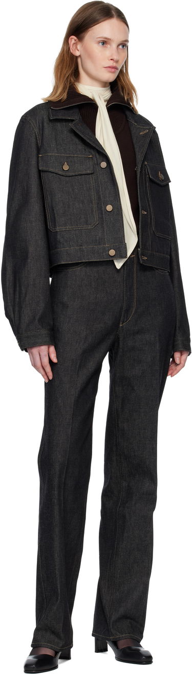 Bunda LEMAIRE Cropped Blouson Denim Jacket Modrá | OW1191 LD1061, 3