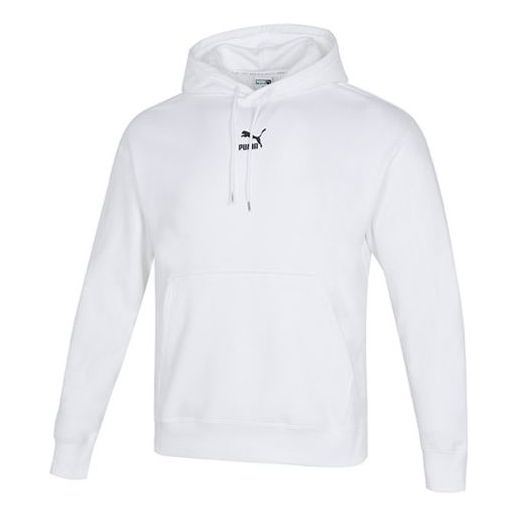 Mikina Puma Loose Fit Hoodie with Logo Print Biela | 535305-02, 0