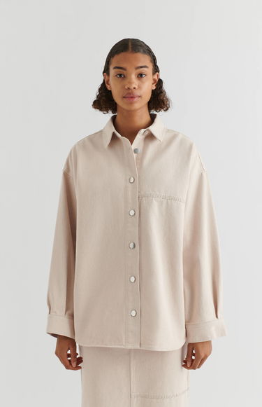 Košeľa AXEL ARIGATO Glaze Oversized Shirt Béžová | A2161001, 8