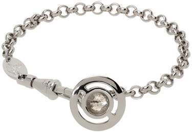 Náramok Vivienne Westwood Chain Bracelet with Crystal Orb Pendant Metalická | 61020057-02P019-CN, 0