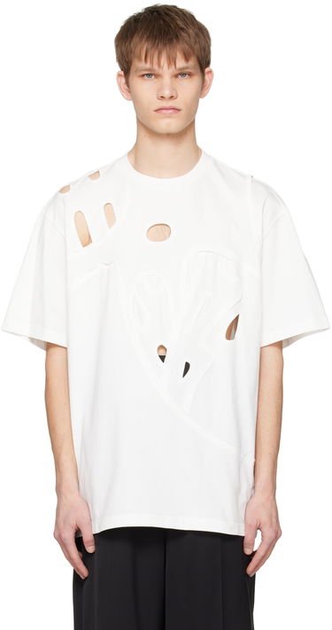 Tričko Feng Chen Wang Feng Chen Wang Cutout T-Shirt Biela | FUS15TS01, 0