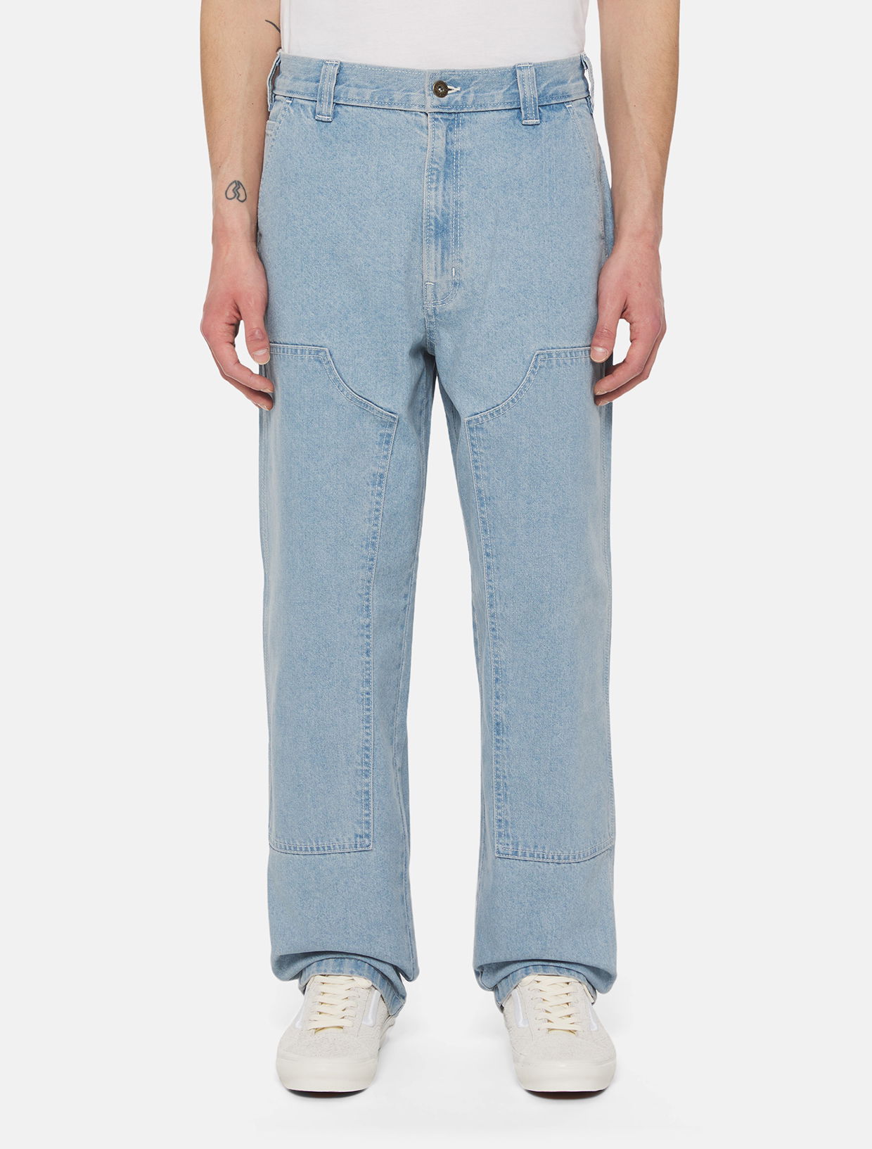 Džínsy Dickies Madison Double Knee Denim Trousers Tyrkysová | 0A4YPX, 0