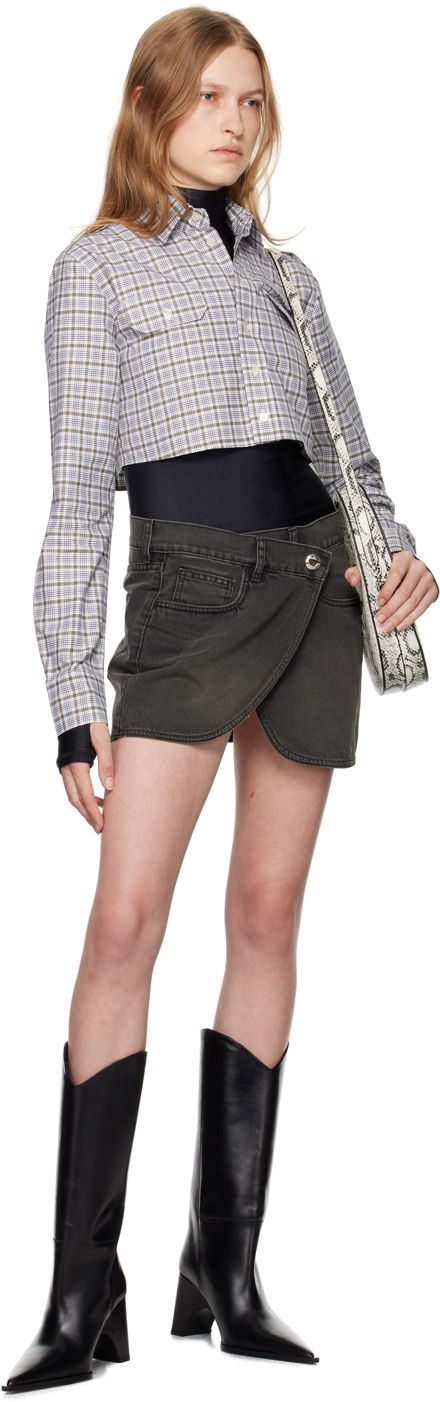 Cropped Button Up Shirt