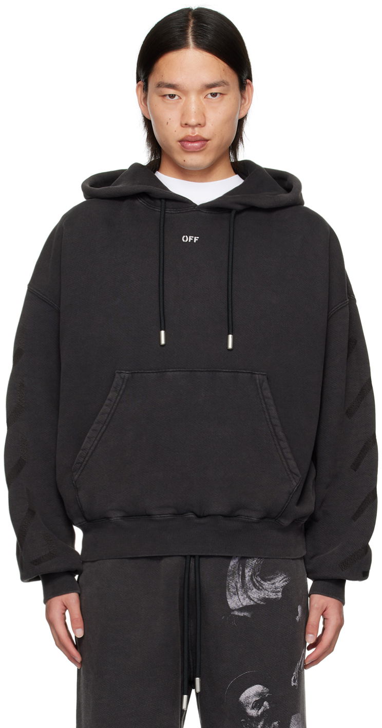 Black S.Matthew Over Hoodie