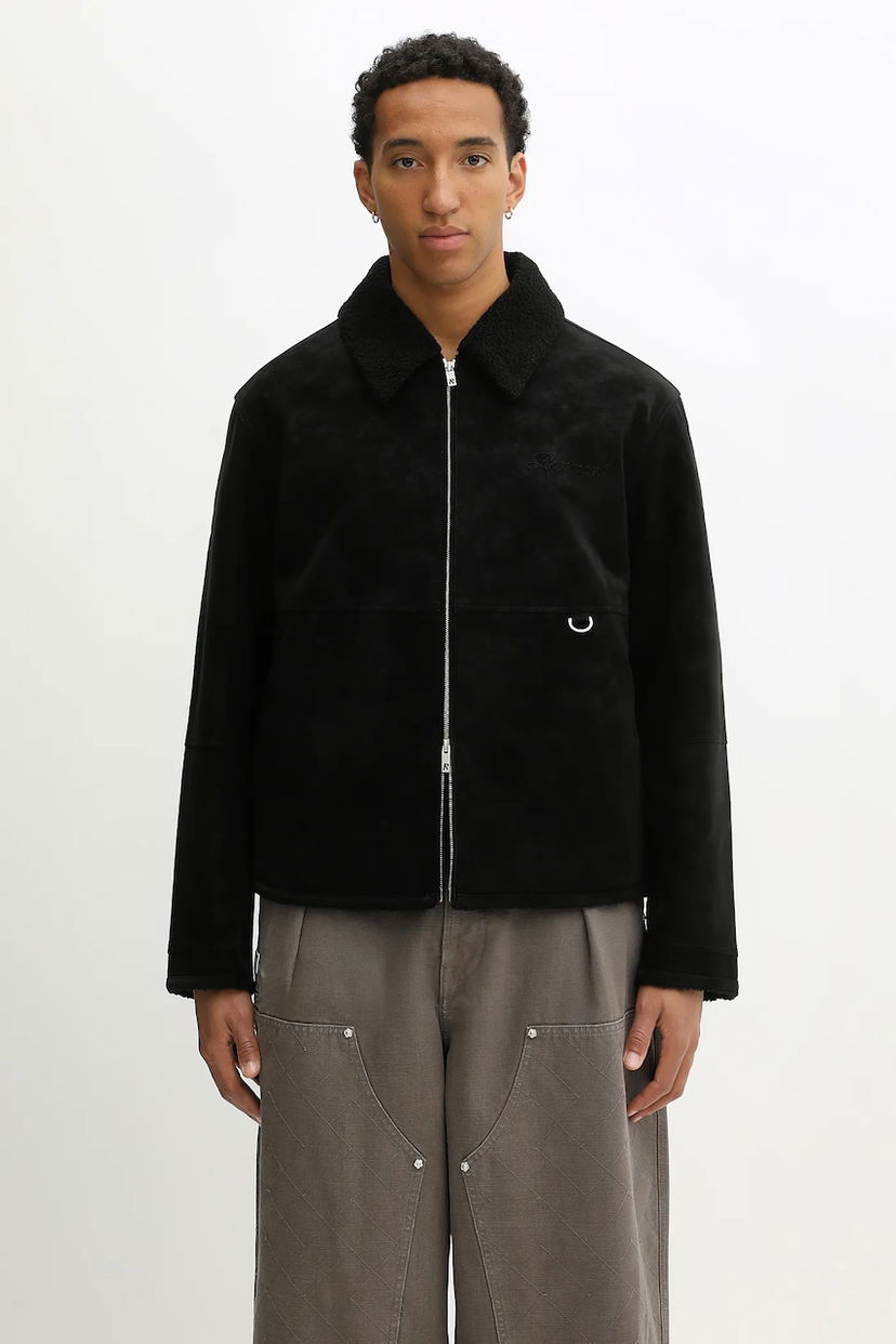 Bunda Represent Clo Oversize Shearling Jacket Čierna | MLM100132
