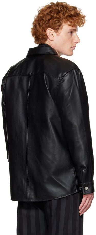 Košeľa Han Kjøbenhavn Zip Shirt Čierna | M-131596, 2