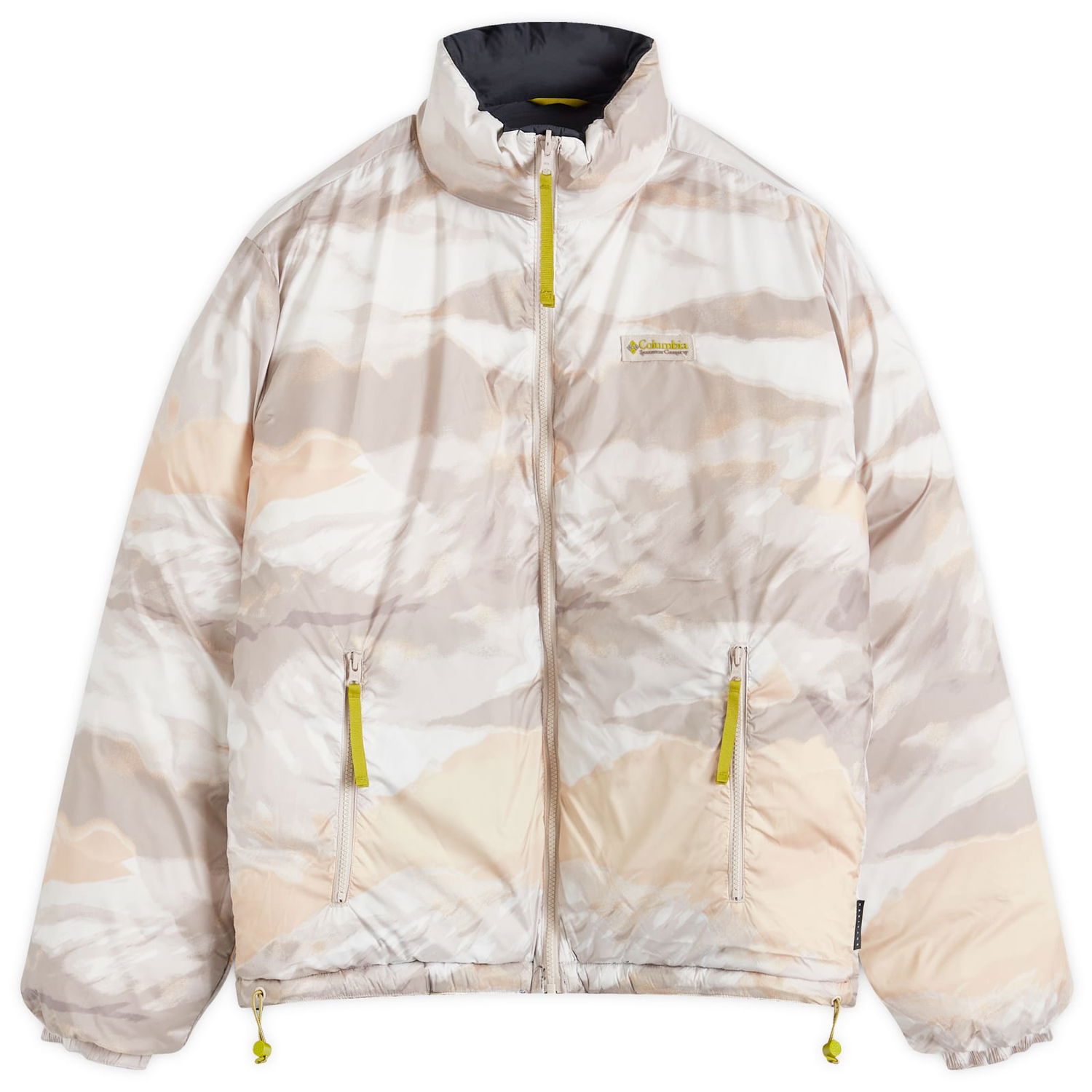 Prešívaná bunda Columbia Reversible Jacket Mountains Print Béžová | 2090721-010, 0