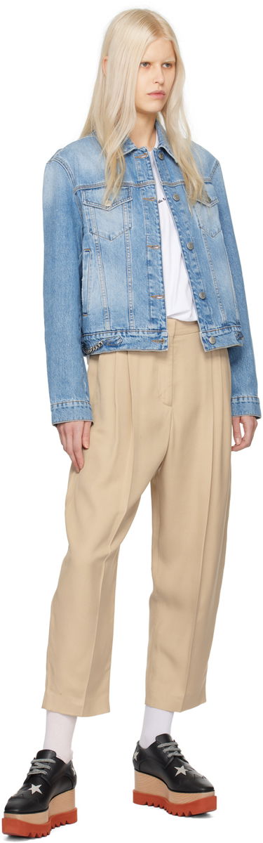 Bunda Stella McCartney Stella McCartney Chain Denim Jacket Modrá | 6D02393SPH56, 3