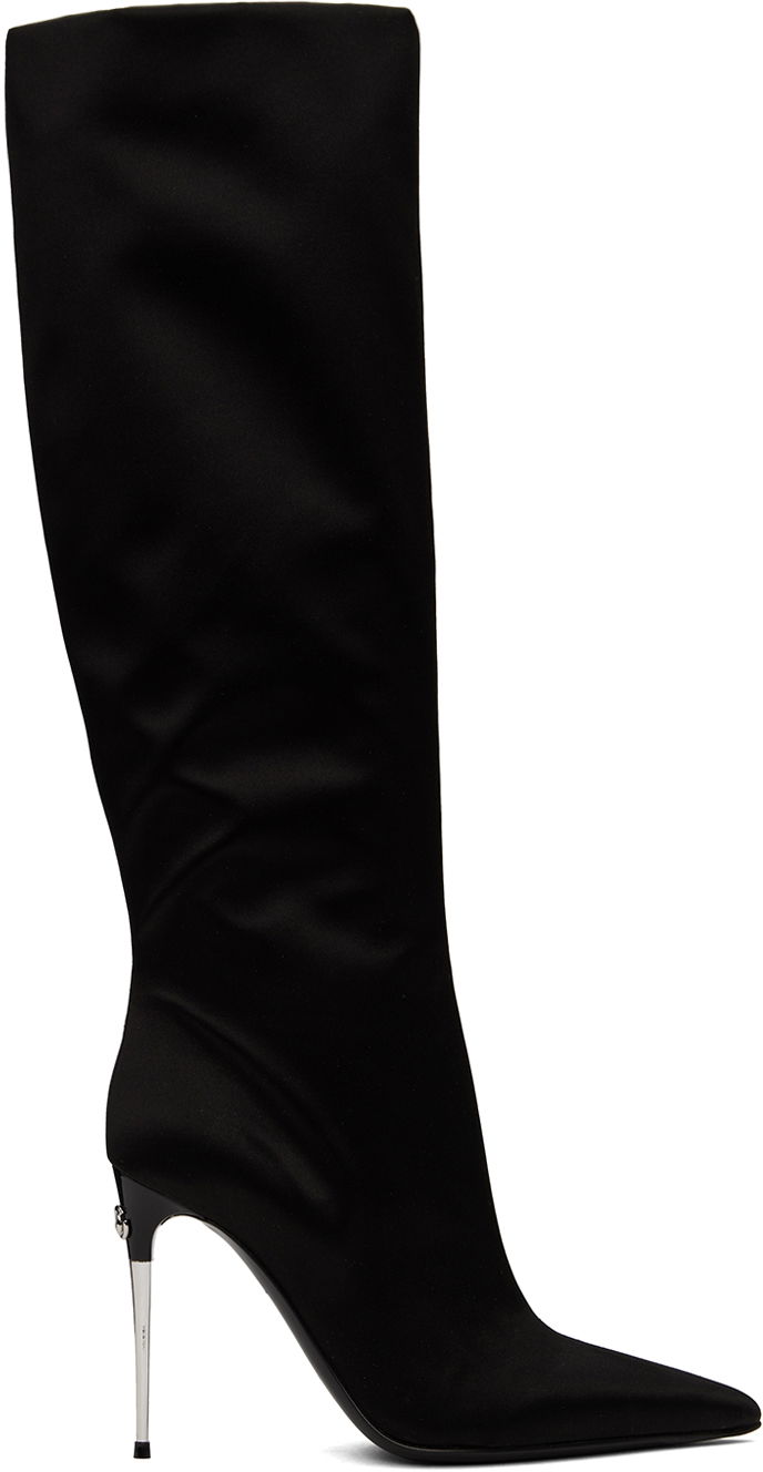 Tall Satin Boots