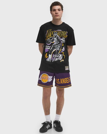 Šortky Mitchell & Ness Los Angeles Lakers NBA Team Origins 7" Mesh Shorts Fialová | BT9267-LALPURP, 2