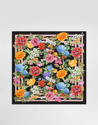 Dolce & Gabbana Floral-Print Silk Twill Square Scarf