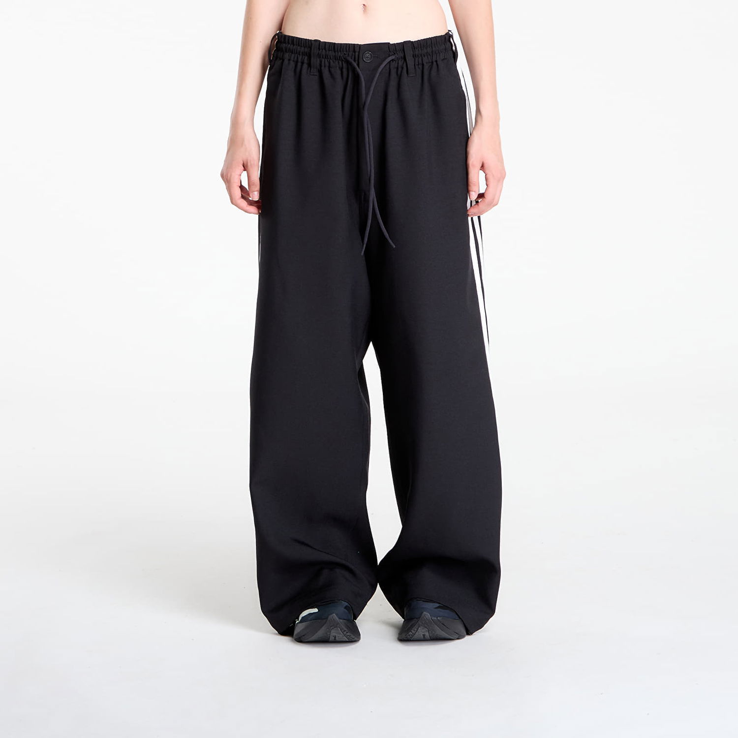 Nohavice Y-3 Y-3 Wire Wide-Leg Pants Čierna | JW7353, 0