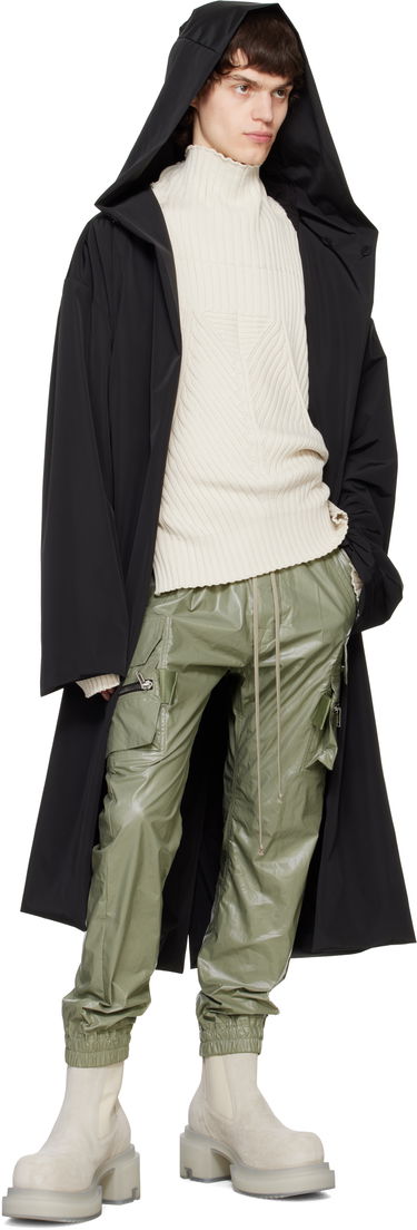 Cargo nohavice Rick Owens Rick Owens Hollywood Mastodon Cargo Pants Zelené | RU01E5396 MCT, 3