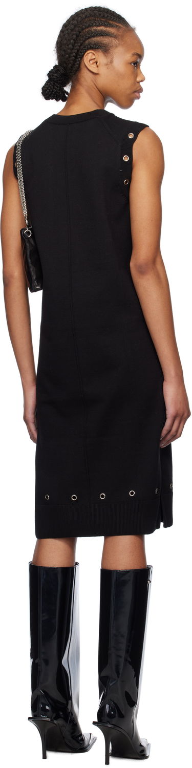 Šaty We11done We11done Eyelet Knit Mini Dress Čierna | WD-KD0-25-660-W-BK, 2