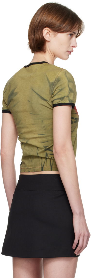 Tričko Diesel Diesel T-Uncutie-Long-Q1 Tie-Dye T-Shirt Zelené | A16772 0HQAS, 2