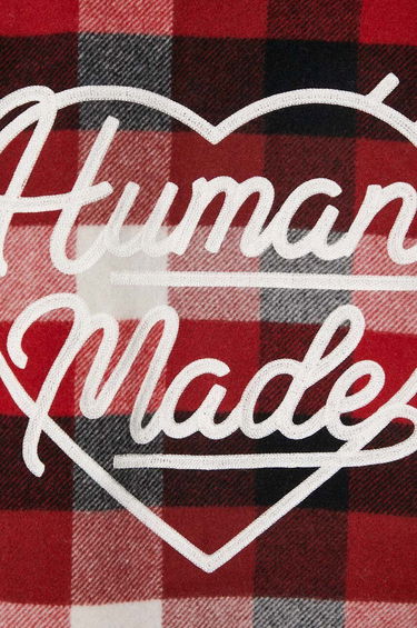 Košeľa Human Made Wool Check Relaxed Shirt Červená | HM26SH011, 5