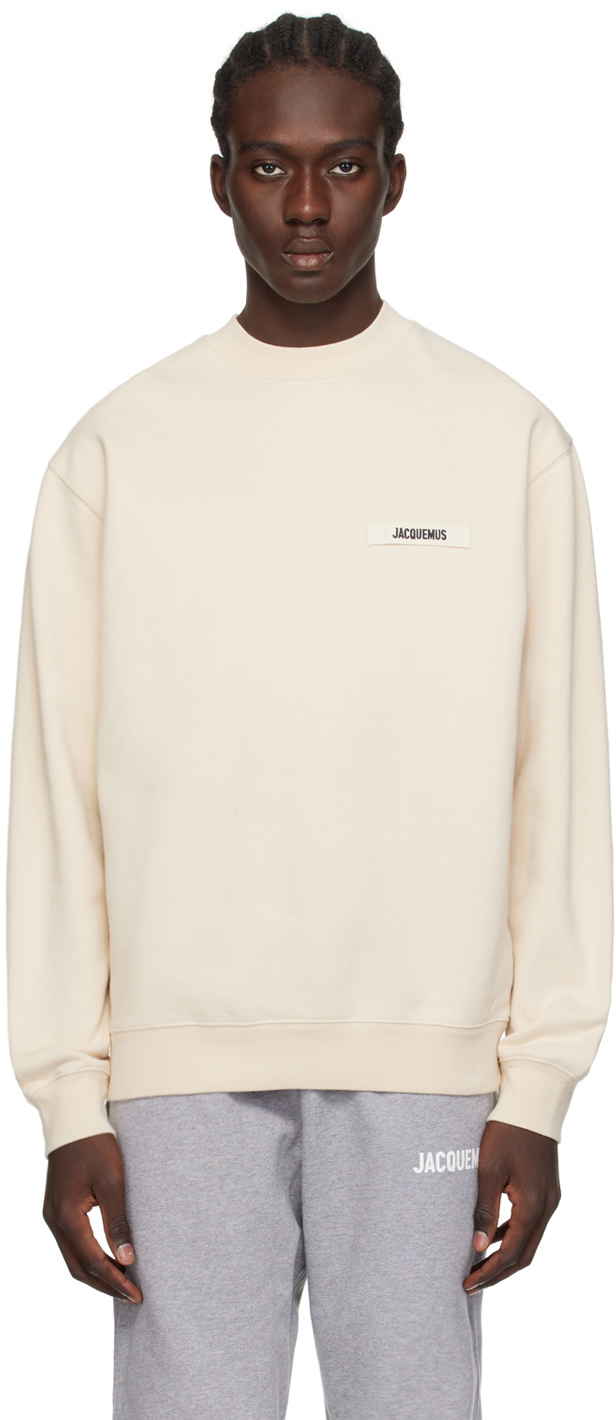 JACQUEMUS｜SWEATSHIRTS (LE SWEATSHIRT GROS GRAIN (245JS2 JACQUEMUS MEN-CLOTHING SWEATSHIRTS Grosgrain logo sweatshirt