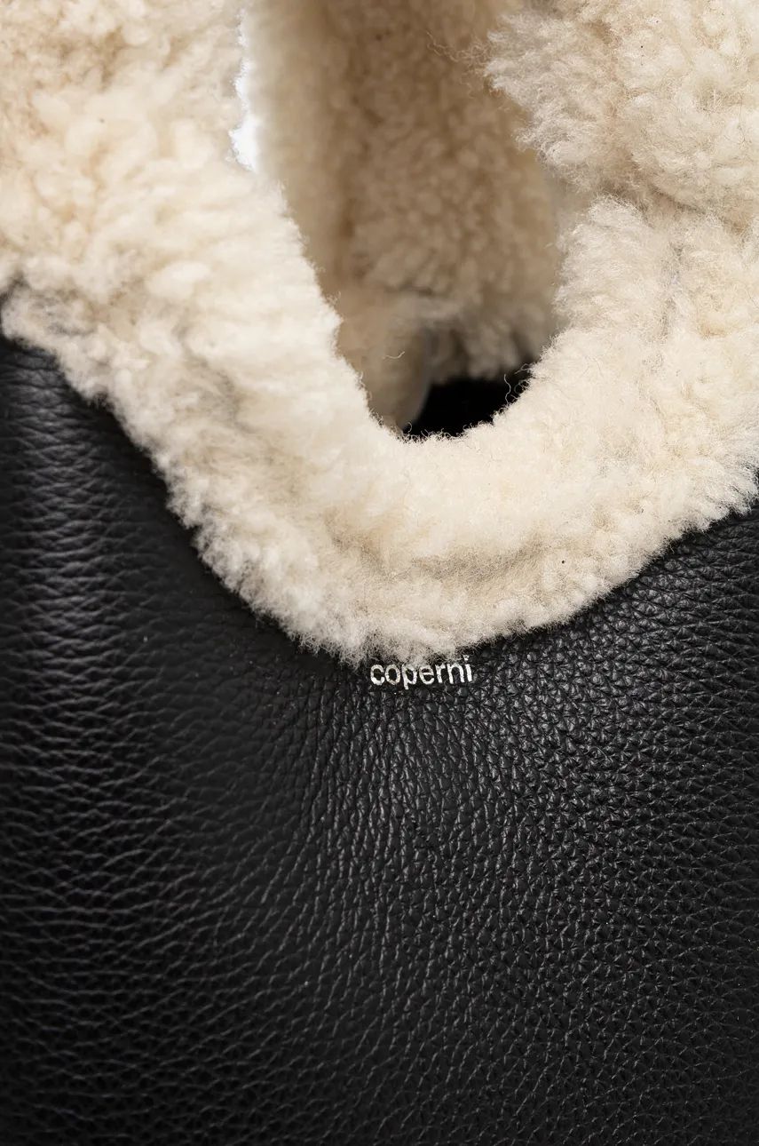 Mini Shearling Bucket Bag