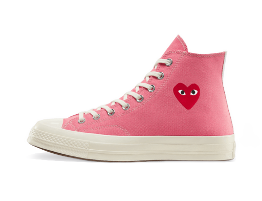 Tenisky a topánky Converse Comme des Garçons PLAY x Chuck Taylor All-Star 70s Hi Ružová | 168301C