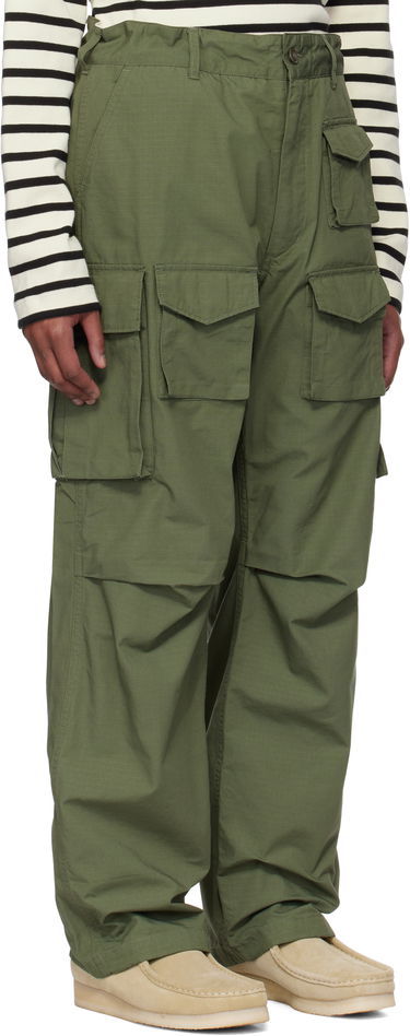 Cargo nohavice Engineered Garments Engineered Garments FA Cargo Pants Zelené | 25S1F016, 1